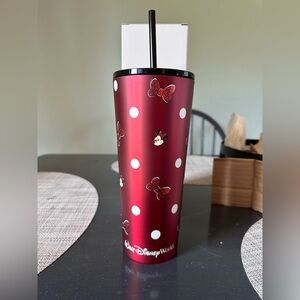 Starbucks 2025 Minnie Mouse Disney World Polka Dot Stainless Tumbler